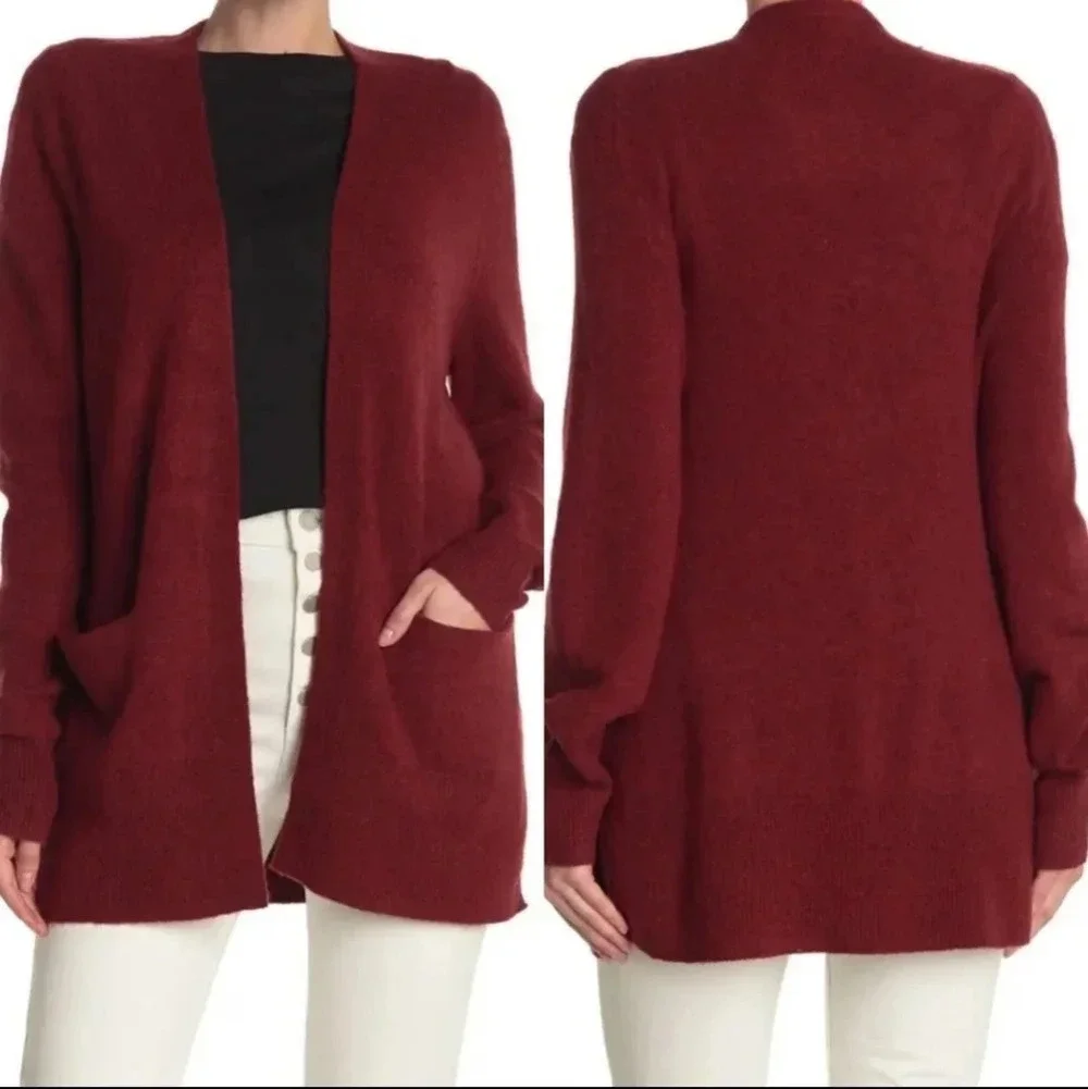 New Madewell Open Front Patch Pocket Cardigan S